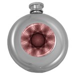 Spirograph Hip Flask (Round) Front