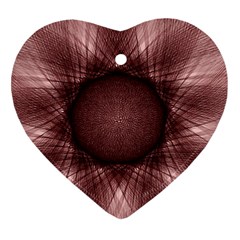 Spirograph Heart Ornament (two Sides) by Siebenhuehner