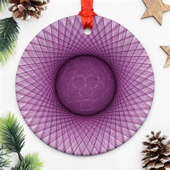 Spirograph Round Ornament by Siebenhuehner