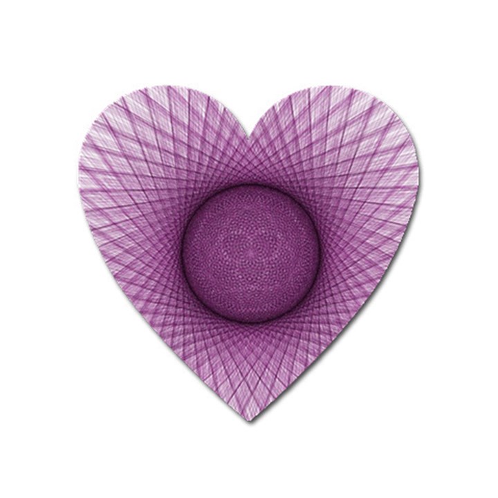 Spirograph Magnet (Heart)