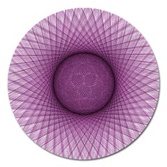 Spirograph Magnet 5  (round) by Siebenhuehner