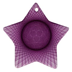 Spirograph Star Ornament (two Sides) by Siebenhuehner