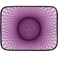 Spirograph Mini Fleece Blanket (two Sided) by Siebenhuehner