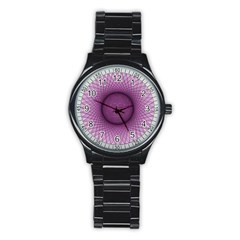 Spirograph Sport Metal Watch (black) by Siebenhuehner