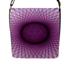 Spirograph Flap Closure Messenger Bag (large) by Siebenhuehner