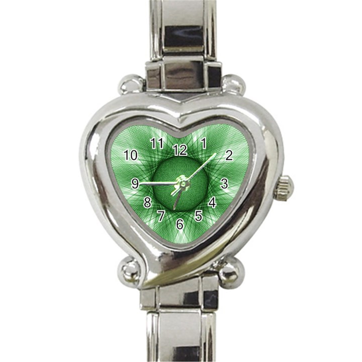 Spirograph Heart Italian Charm Watch 