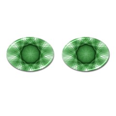 Spirograph Cufflinks (oval) by Siebenhuehner