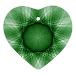 Spirograph Heart Ornament (Two Sides) Front