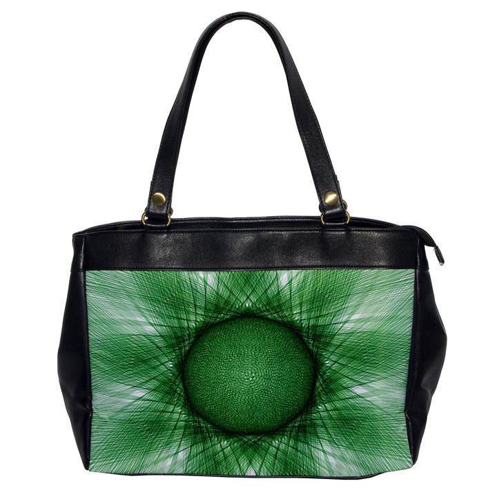 Spirograph Oversize Office Handbag (One Side)