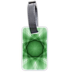 Spirograph Luggage Tag (one Side) by Siebenhuehner