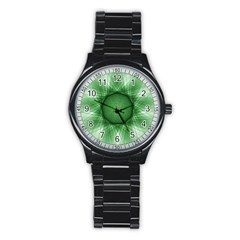 Spirograph Sport Metal Watch (black) by Siebenhuehner