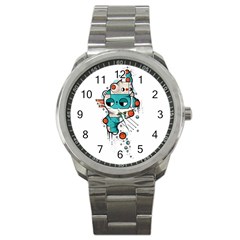 Muscle Cat Sport Metal Watch by Randyotter