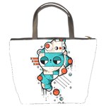 Muscle cat Bucket Bag Back