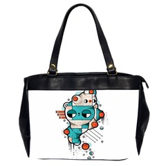 Muscle Cat Oversize Office Handbag (two Sides)