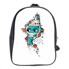 Muscle Cat School Bag (xl) by Randyotter