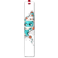 Muscle Cat Large Bookmark by Randyotter