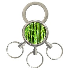 Bamboo 3-ring Key Chain by Siebenhuehner