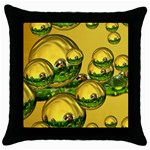 Balls Black Throw Pillow Case Front