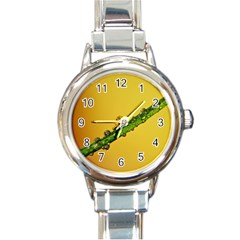 Drops Round Italian Charm Watch by Siebenhuehner