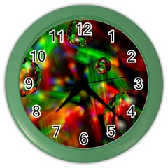 Fantasy Welt Wall Clock (color) by Siebenhuehner