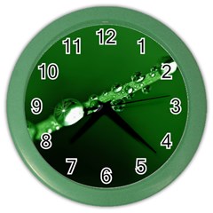 Drops Wall Clock (color) by Siebenhuehner