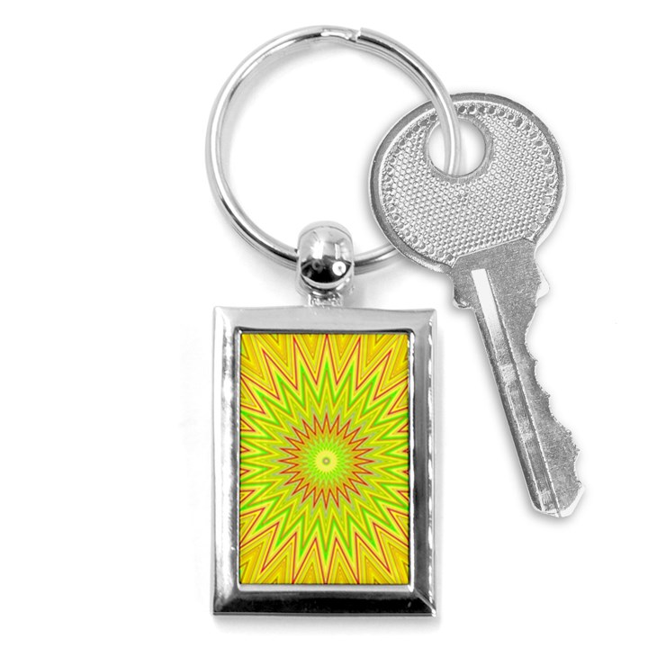 Mandala Key Chain (Rectangle)