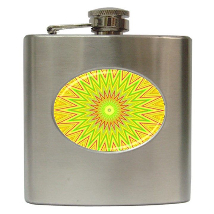 Mandala Hip Flask