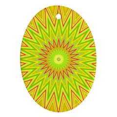 Mandala Oval Ornament (two Sides) by Siebenhuehner