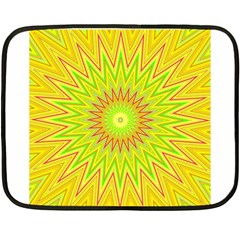 Mandala Mini Fleece Blanket (two Sided) by Siebenhuehner