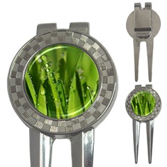 Grass Drops Golf Pitchfork & Ball Marker by Siebenhuehner