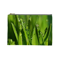 Grass Drops Cosmetic Bag (large) by Siebenhuehner