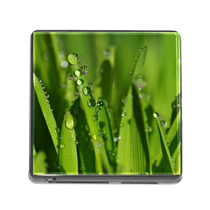 Grass Drops Memory Card Reader with Storage (Square)