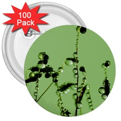 Mint Drops  3  Button (100 Pack) by Siebenhuehner