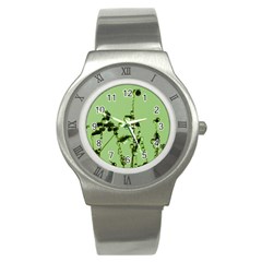 Mint Drops  Stainless Steel Watch (slim) by Siebenhuehner