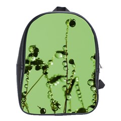 Mint Drops  School Bag (large) by Siebenhuehner