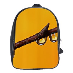 Tree Drops  School Bag (large) by Siebenhuehner