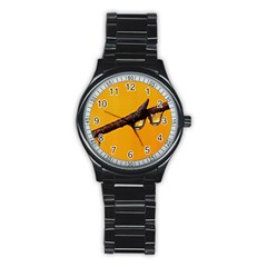 Tree Drops  Sport Metal Watch (black) by Siebenhuehner