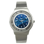 Drops Stainless Steel Watch (Slim) Front