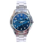 Drops Stainless Steel Watch Front