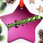 Drops Star Ornament (Two Sides) Front