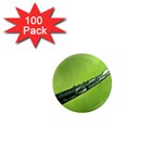 Green Drops 1  Mini Button Magnet (100 pack) Front