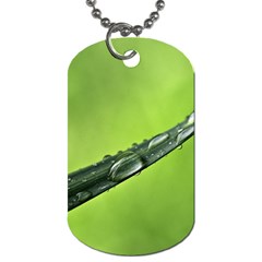 Green Drops Dog Tag (two-sided)  by Siebenhuehner