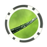 Green Drops Poker Chip Front