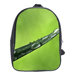 Green Drops School Bag (large) by Siebenhuehner