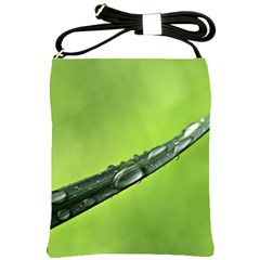 Green Drops Shoulder Sling Bag by Siebenhuehner