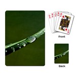 Grass Drops Playing Cards Single Design Back