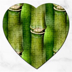 Bamboo Jigsaw Puzzle (heart) by Siebenhuehner