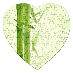 Bamboo Jigsaw Puzzle (heart) by Siebenhuehner