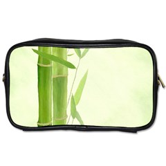 Bamboo Travel Toiletry Bag (two Sides)