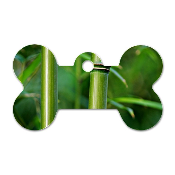 Bamboo Dog Tag Bone (One Sided)